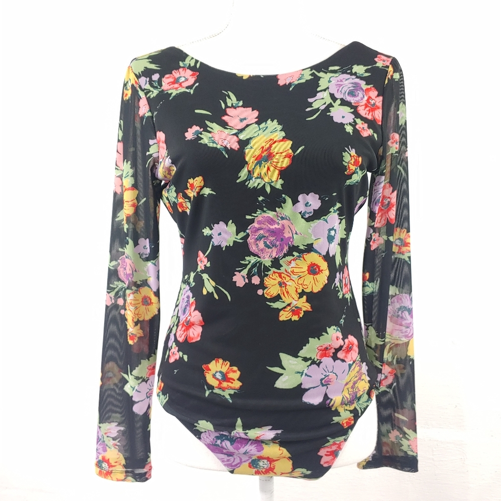 WAYF FLORAL BODYSUIT (A373)